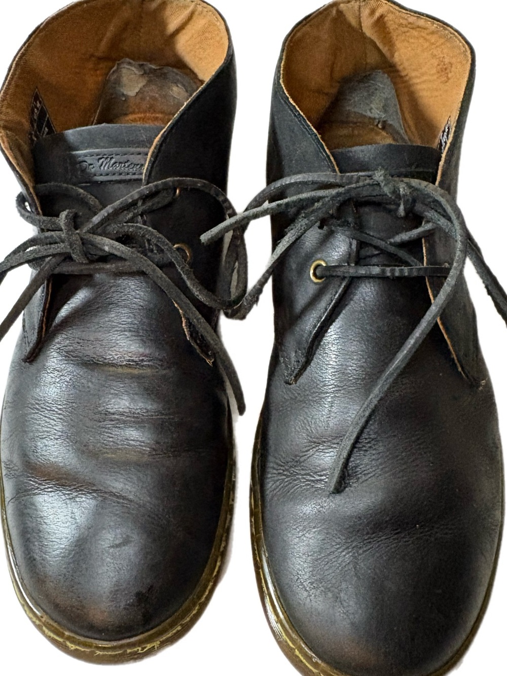 Dr. Martens Black Leather Lace-Up Boots